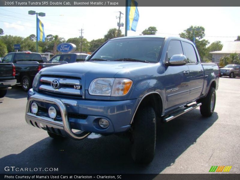 Bluesteel Metallic / Taupe 2006 Toyota Tundra SR5 Double Cab