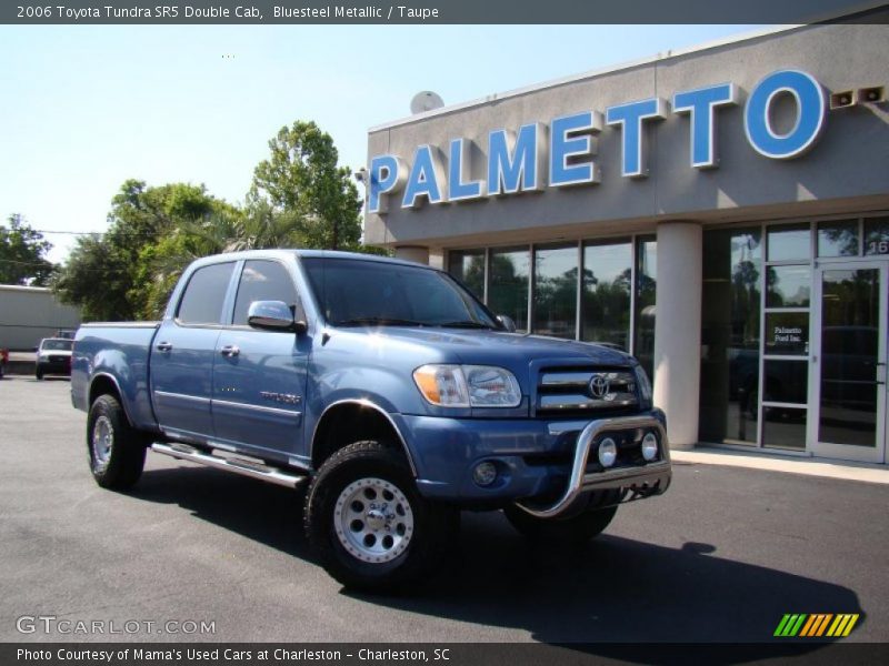 Bluesteel Metallic / Taupe 2006 Toyota Tundra SR5 Double Cab
