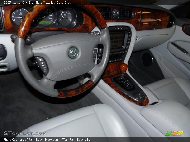 Slate Metallic / Dove Grey 2005 Jaguar XJ XJ8 L