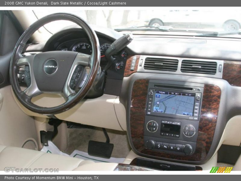 Dark Slate Metallic / Cocoa/Light Cashmere 2008 GMC Yukon Denali