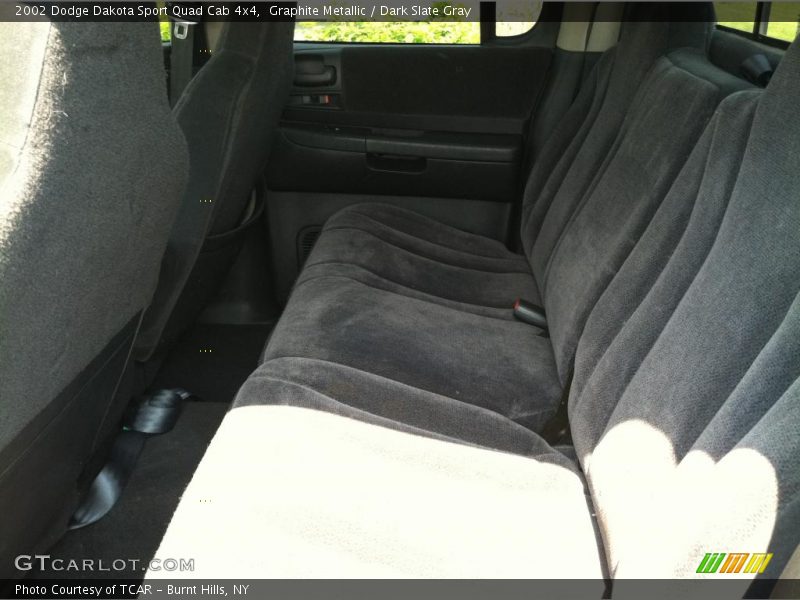 Graphite Metallic / Dark Slate Gray 2002 Dodge Dakota Sport Quad Cab 4x4