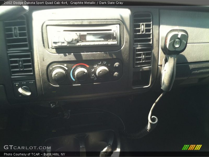 Graphite Metallic / Dark Slate Gray 2002 Dodge Dakota Sport Quad Cab 4x4