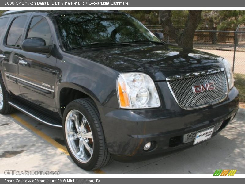 Dark Slate Metallic / Cocoa/Light Cashmere 2008 GMC Yukon Denali
