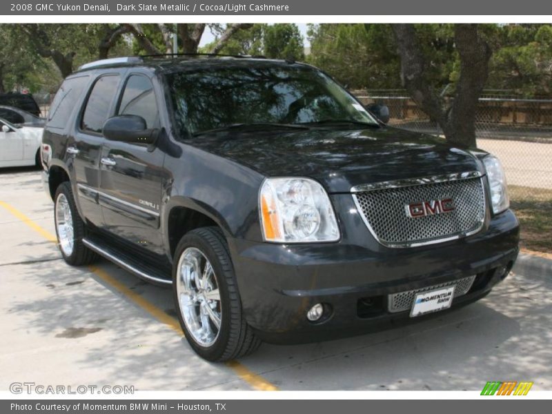 Dark Slate Metallic / Cocoa/Light Cashmere 2008 GMC Yukon Denali