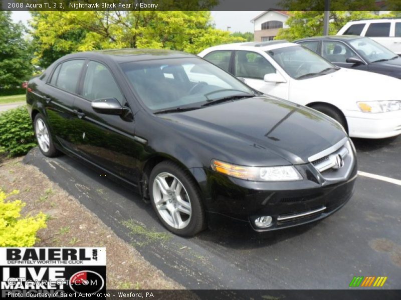 Nighthawk Black Pearl / Ebony 2008 Acura TL 3.2