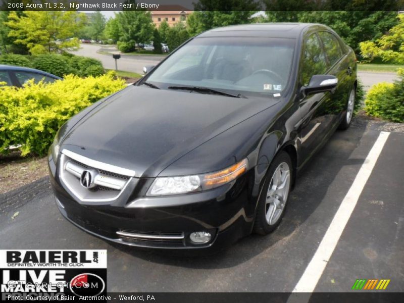 Nighthawk Black Pearl / Ebony 2008 Acura TL 3.2