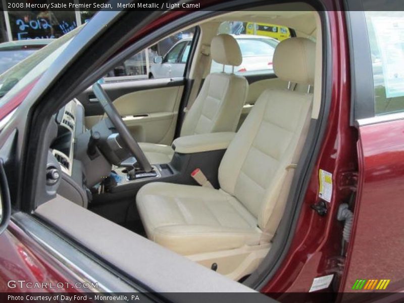 Merlot Metallic / Light Camel 2008 Mercury Sable Premier Sedan