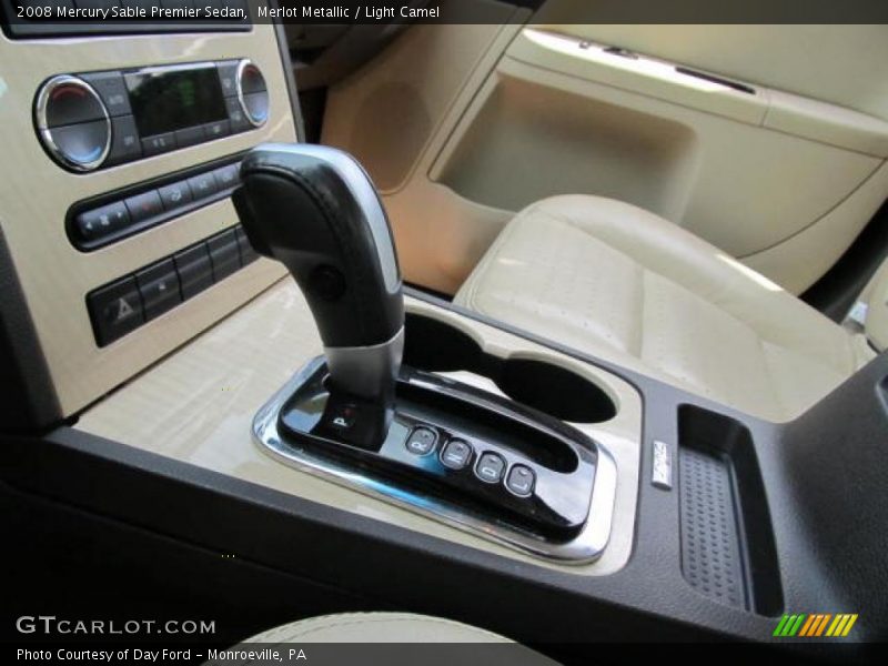 Merlot Metallic / Light Camel 2008 Mercury Sable Premier Sedan
