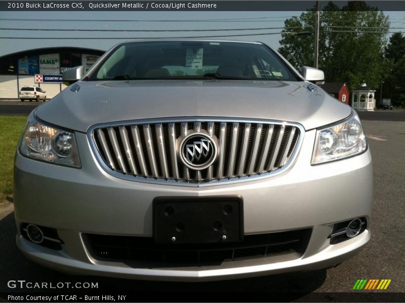 Quicksilver Metallic / Cocoa/Light Cashmere 2010 Buick LaCrosse CXS
