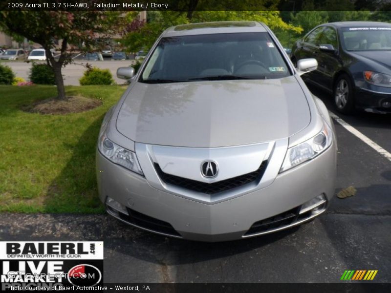 Palladium Metallic / Ebony 2009 Acura TL 3.7 SH-AWD