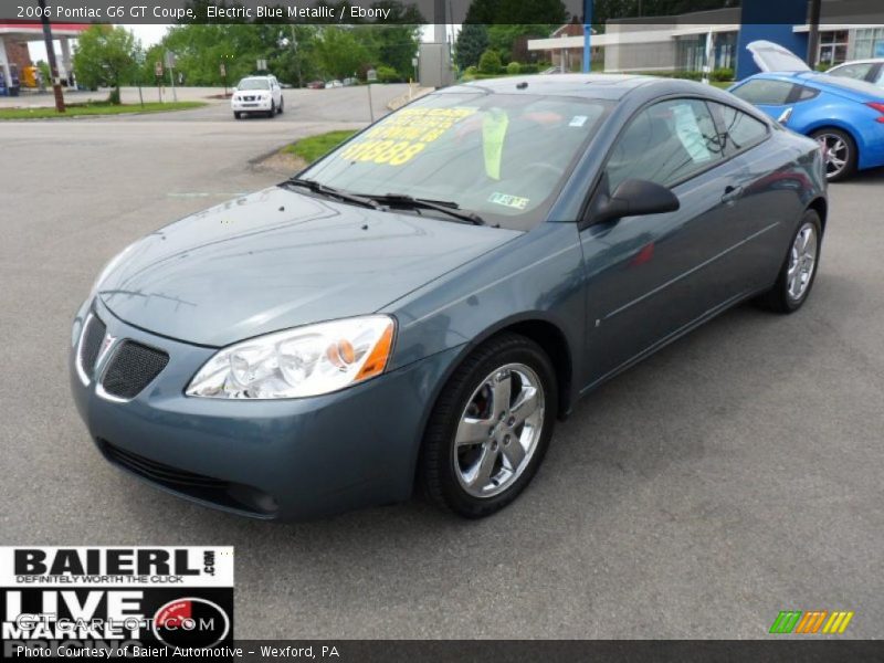 Electric Blue Metallic / Ebony 2006 Pontiac G6 GT Coupe