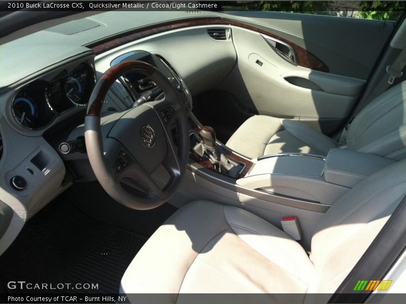 Quicksilver Metallic / Cocoa/Light Cashmere 2010 Buick LaCrosse CXS