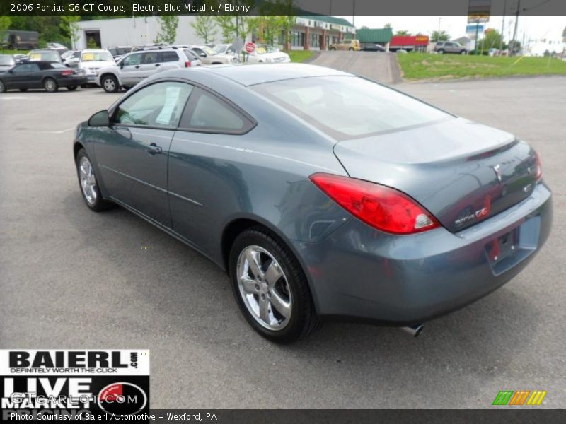 Electric Blue Metallic / Ebony 2006 Pontiac G6 GT Coupe