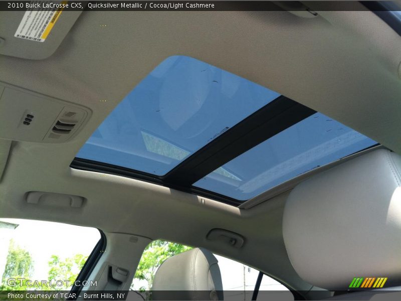 Quicksilver Metallic / Cocoa/Light Cashmere 2010 Buick LaCrosse CXS