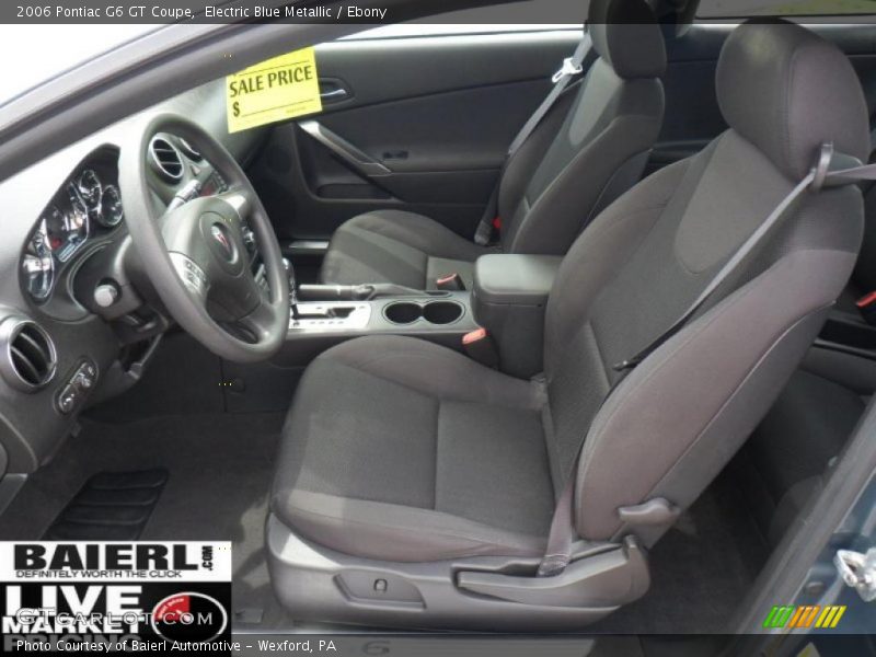 Electric Blue Metallic / Ebony 2006 Pontiac G6 GT Coupe