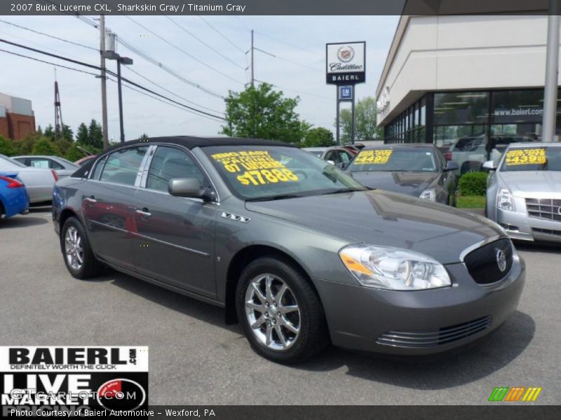 Sharkskin Gray / Titanium Gray 2007 Buick Lucerne CXL