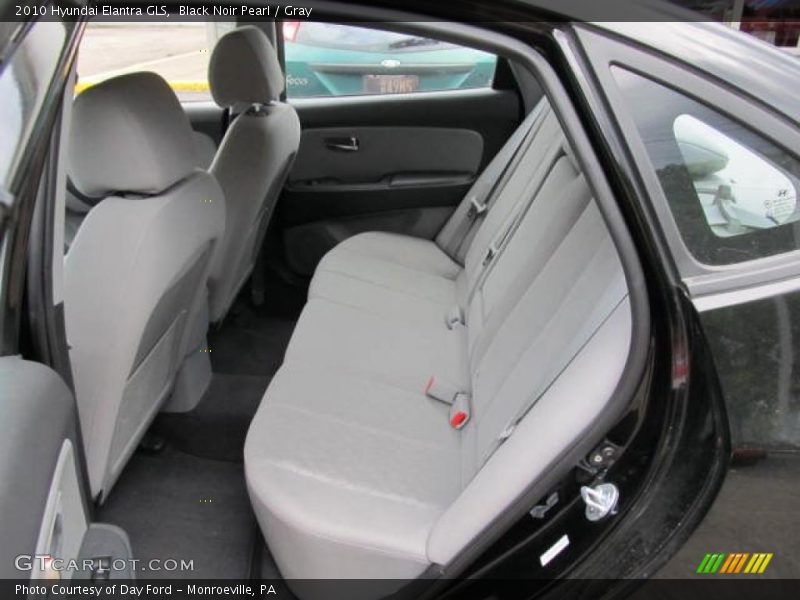 Black Noir Pearl / Gray 2010 Hyundai Elantra GLS