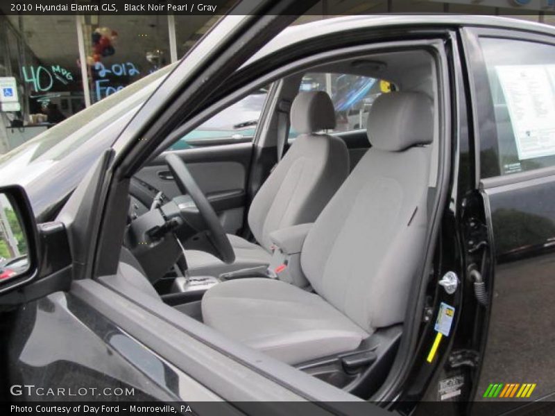 Black Noir Pearl / Gray 2010 Hyundai Elantra GLS