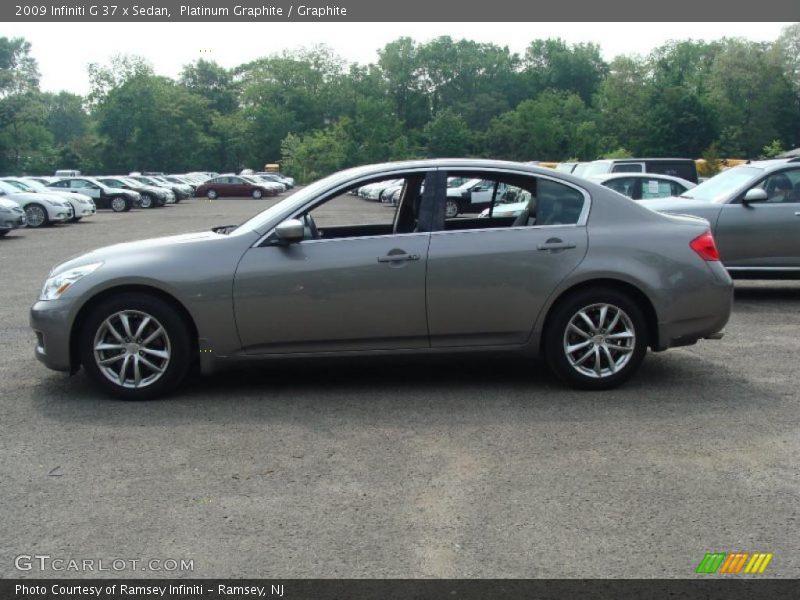 Platinum Graphite / Graphite 2009 Infiniti G 37 x Sedan