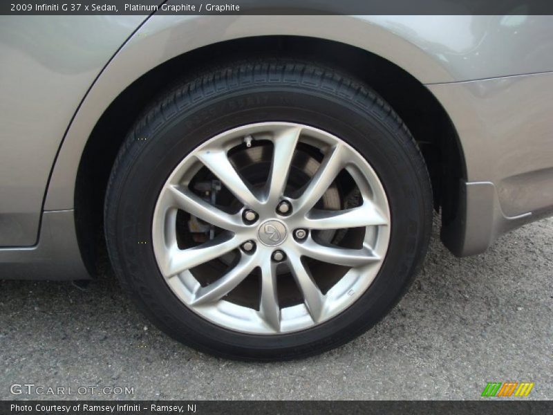 Platinum Graphite / Graphite 2009 Infiniti G 37 x Sedan