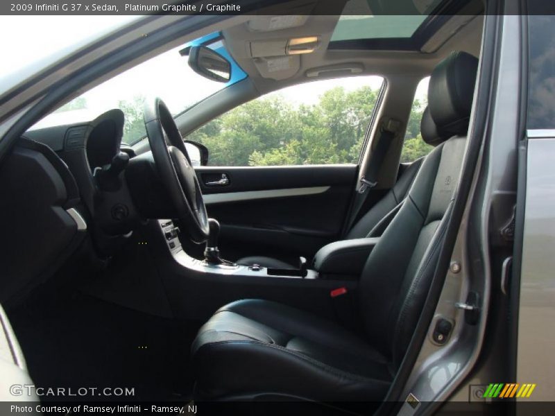 Platinum Graphite / Graphite 2009 Infiniti G 37 x Sedan