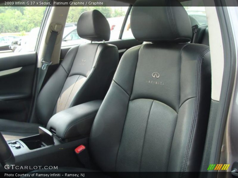 Platinum Graphite / Graphite 2009 Infiniti G 37 x Sedan