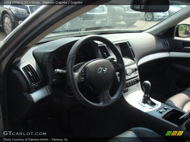 Platinum Graphite / Graphite 2009 Infiniti G 37 x Sedan