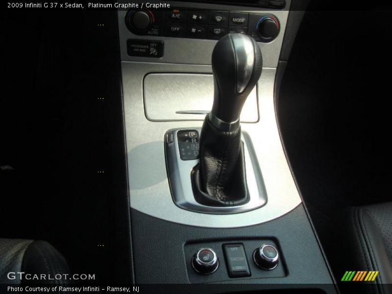 Platinum Graphite / Graphite 2009 Infiniti G 37 x Sedan