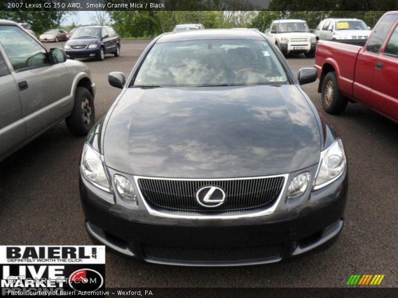 Smoky Granite Mica / Black 2007 Lexus GS 350 AWD