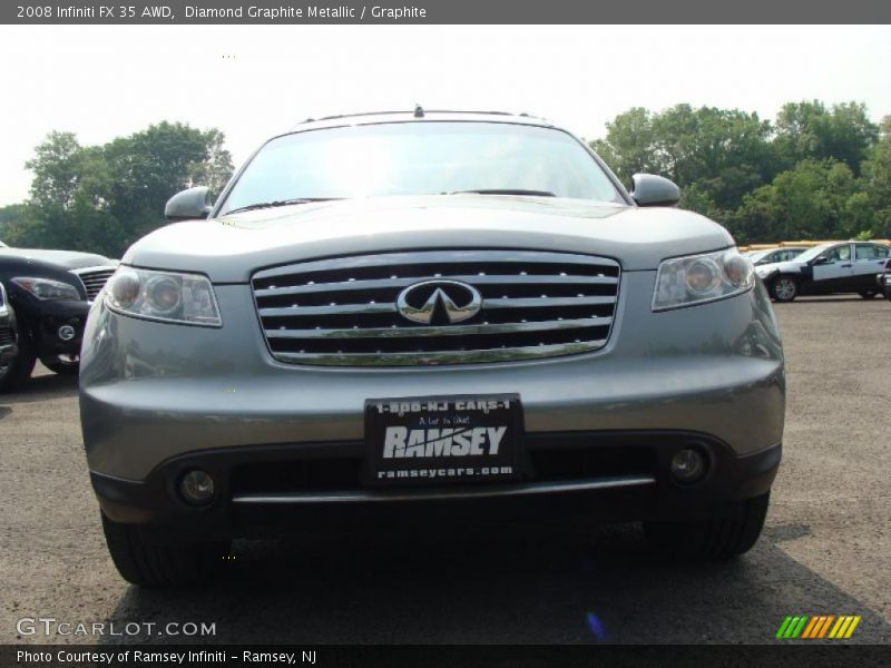 Diamond Graphite Metallic / Graphite 2008 Infiniti FX 35 AWD