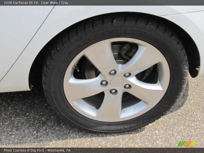 Clear White / Gray 2008 Kia Rondo EX V6