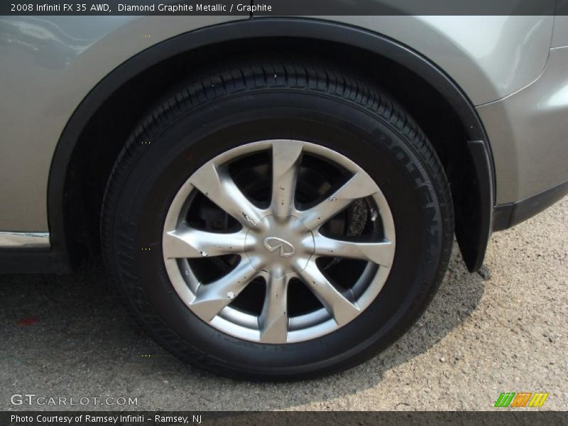 Diamond Graphite Metallic / Graphite 2008 Infiniti FX 35 AWD