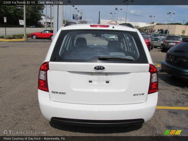 Clear White / Gray 2008 Kia Rondo EX V6