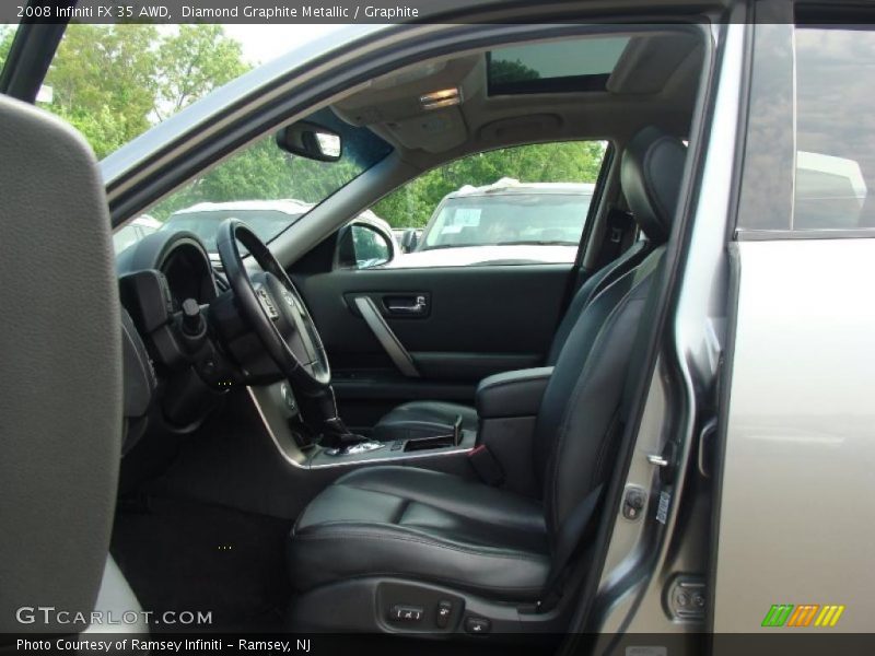 Diamond Graphite Metallic / Graphite 2008 Infiniti FX 35 AWD