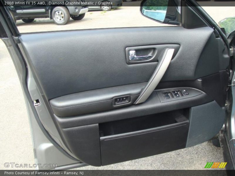 Diamond Graphite Metallic / Graphite 2008 Infiniti FX 35 AWD