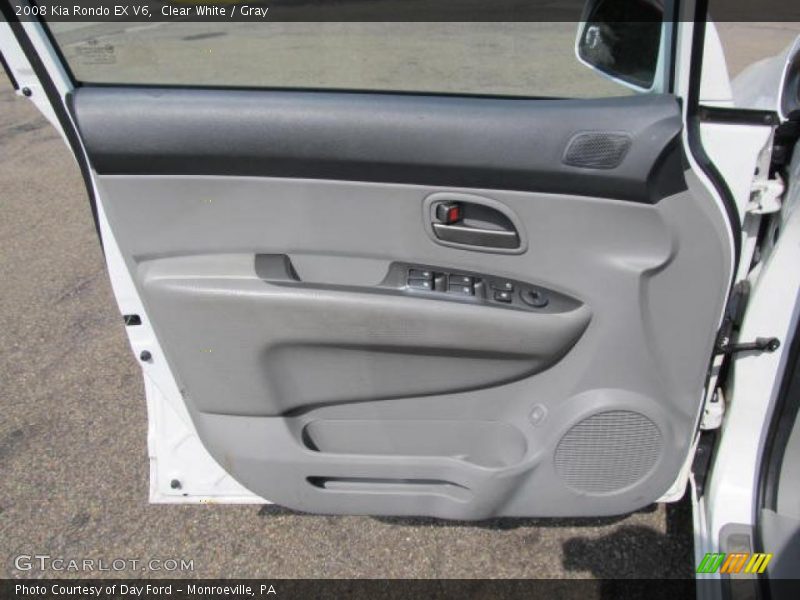 Clear White / Gray 2008 Kia Rondo EX V6