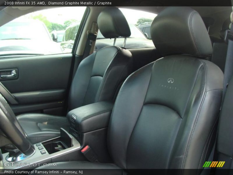Diamond Graphite Metallic / Graphite 2008 Infiniti FX 35 AWD
