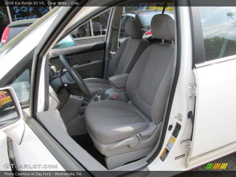 Clear White / Gray 2008 Kia Rondo EX V6