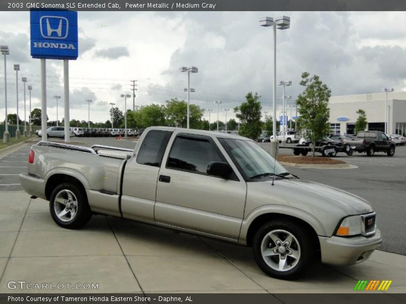  2003 Sonoma SLS Extended Cab Pewter Metallic