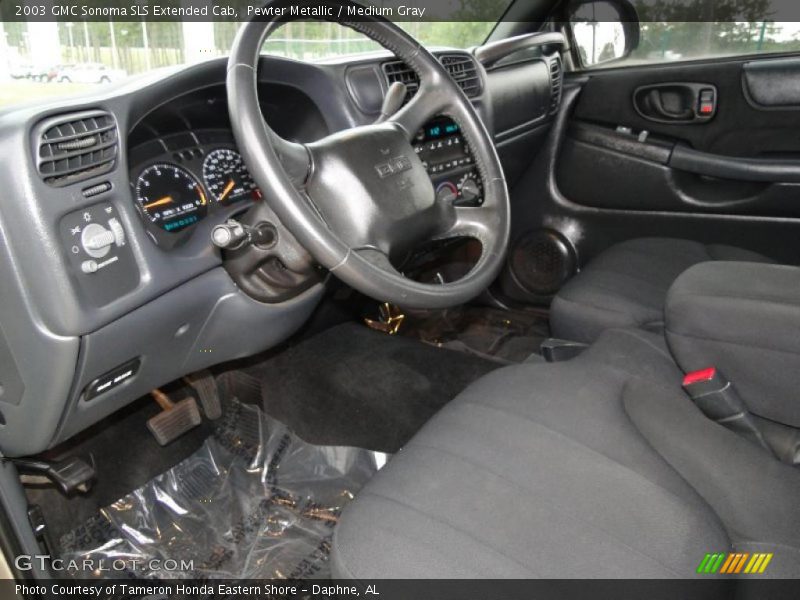  2003 Sonoma SLS Extended Cab Medium Gray Interior