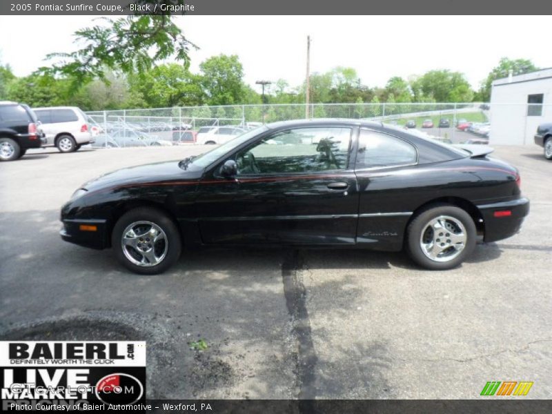 Black / Graphite 2005 Pontiac Sunfire Coupe