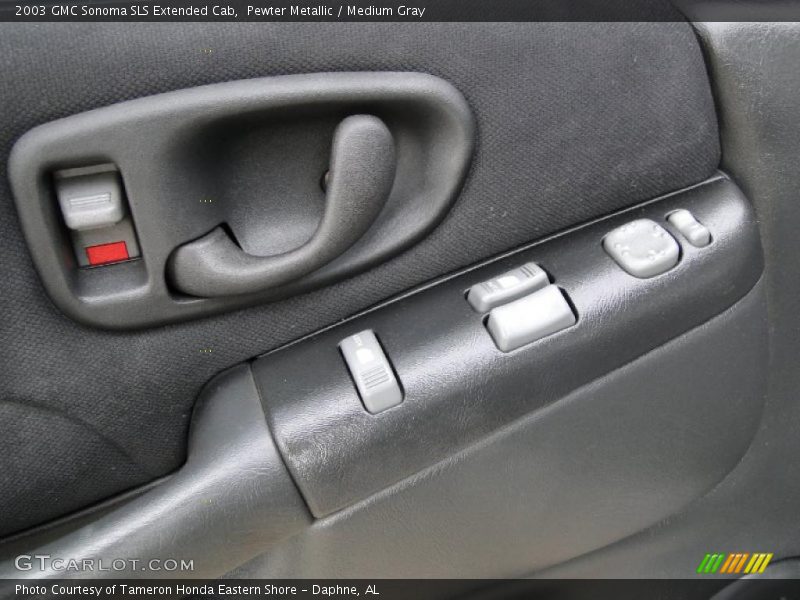 Pewter Metallic / Medium Gray 2003 GMC Sonoma SLS Extended Cab