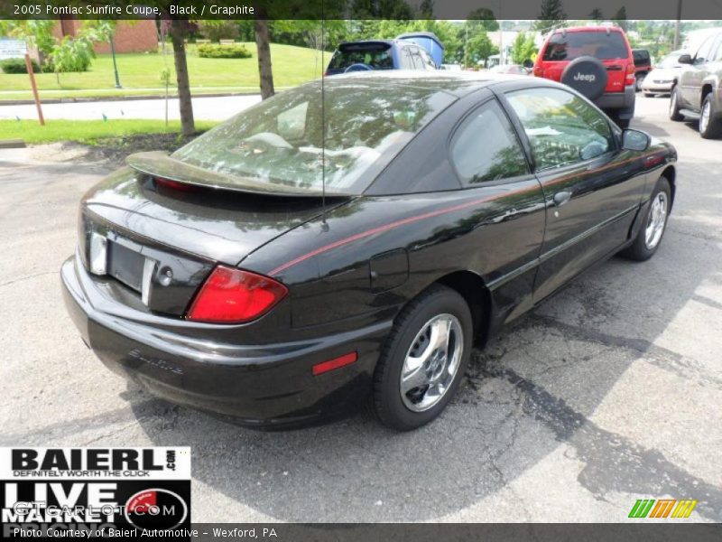 Black / Graphite 2005 Pontiac Sunfire Coupe