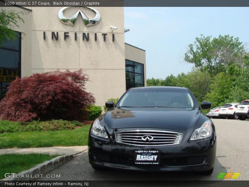 Black Obsidian / Graphite 2008 Infiniti G 37 Coupe