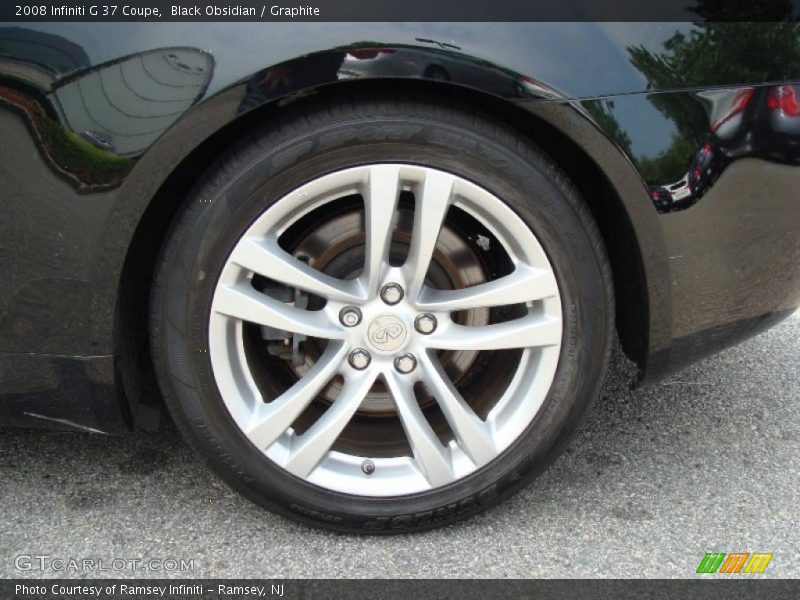 Black Obsidian / Graphite 2008 Infiniti G 37 Coupe