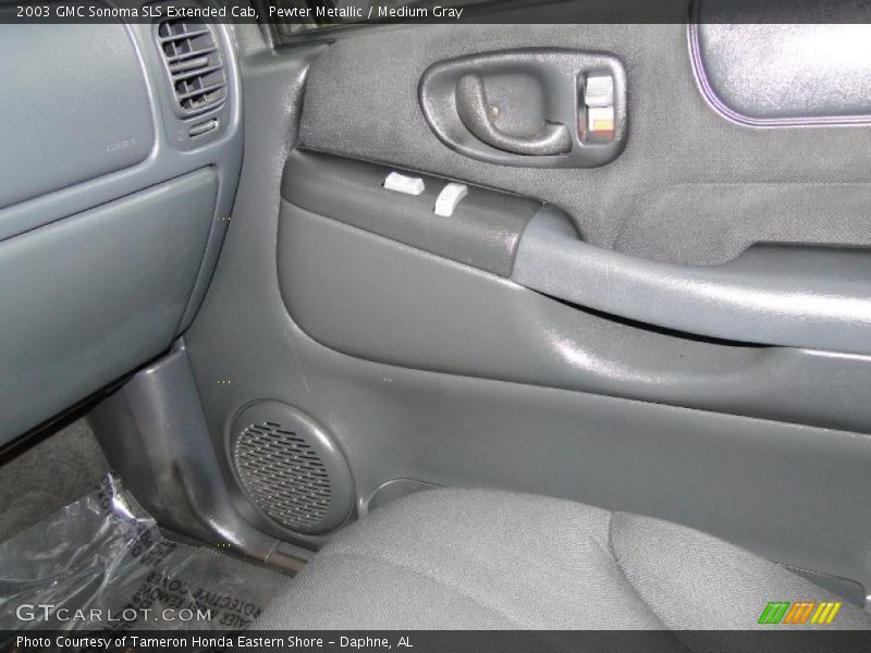 Pewter Metallic / Medium Gray 2003 GMC Sonoma SLS Extended Cab