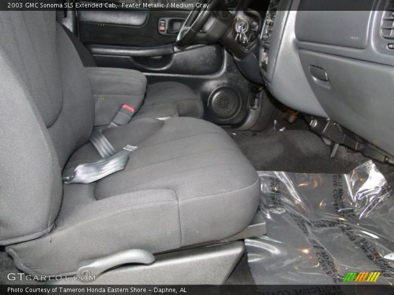 Pewter Metallic / Medium Gray 2003 GMC Sonoma SLS Extended Cab