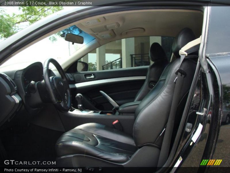 Black Obsidian / Graphite 2008 Infiniti G 37 Coupe