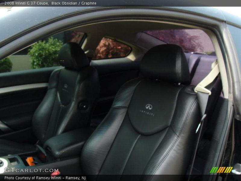 Black Obsidian / Graphite 2008 Infiniti G 37 Coupe