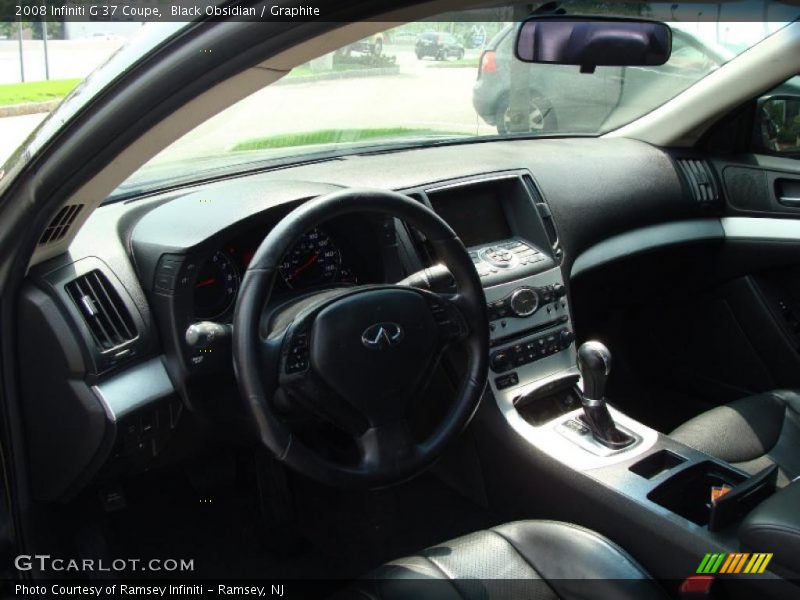 Black Obsidian / Graphite 2008 Infiniti G 37 Coupe